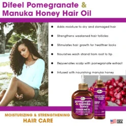 Difeel Pomegranate And Manuka Honey Hair Oil – 7.1 Oz & 8 Oz 15 Difeel Pomegranate And Manuka Honey Hair Oil – 7.1 Oz & 8 Oz -Beauty Exchanges b6