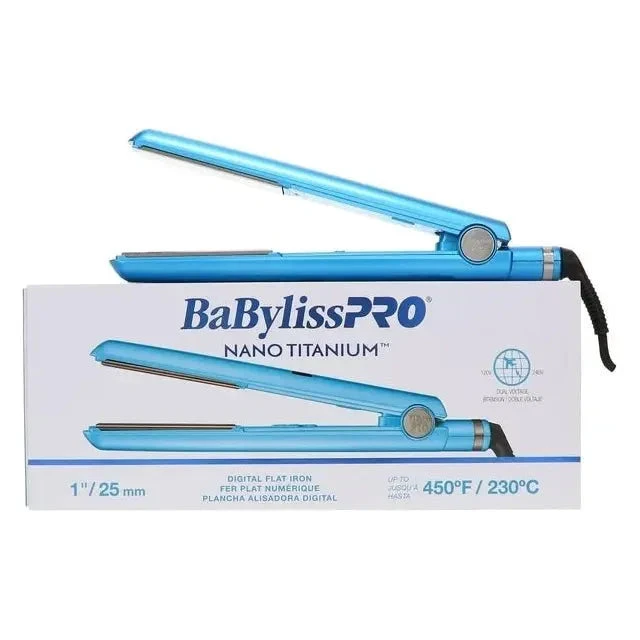 Babyliss Pro Babyliss 1" Nano Titanium Flat Iron 3 Babyliss Pro Babyliss 1" Nano Titanium Flat Iron