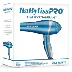 Babyliss Pro BaBylissPRO Nano Titanium Hair Dryer – Blue – 2000W 14 Babyliss Pro BaBylissPRO Nano Titanium Hair Dryer – Blue – 2000W -Beauty Exchanges babylisspro nano titanium hair dryer blue 2000w professional ionic technology for fast drying and smooth hair 592351