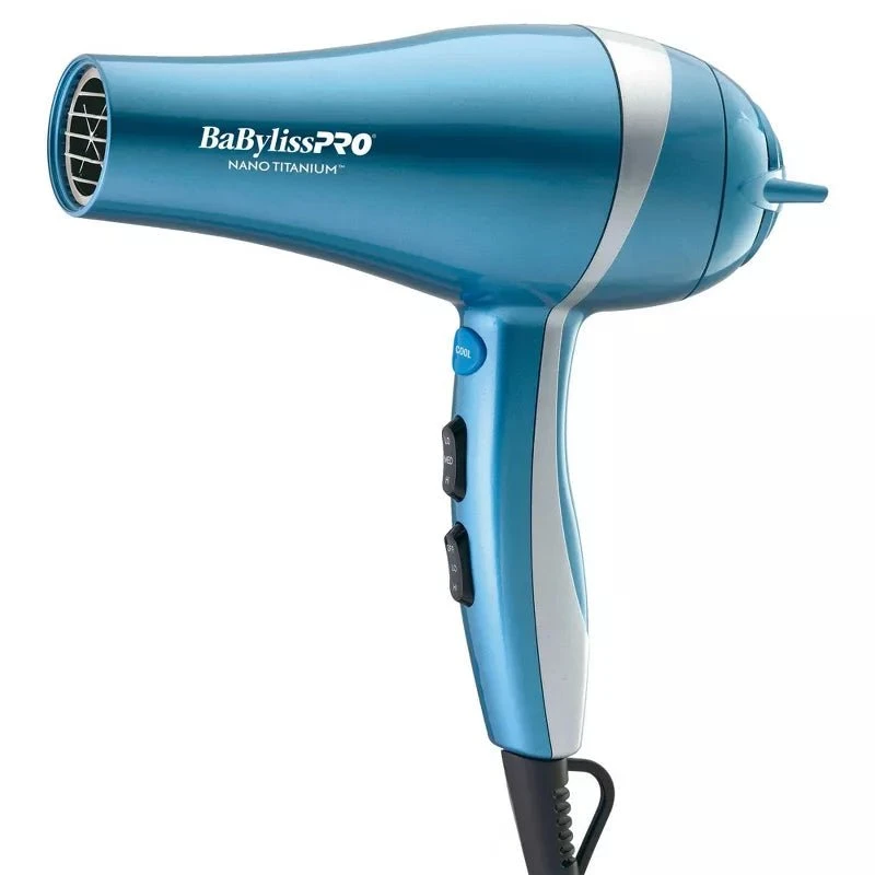 Babyliss Pro BaBylissPRO Nano Titanium Hair Dryer – Blue – 2000W 4 Babyliss Pro BaBylissPRO Nano Titanium Hair Dryer – Blue – 2000W - Image 2