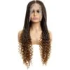 B&B Knotless Synthetic Full Lace Braided Wig - Micro Spring Curl 24"