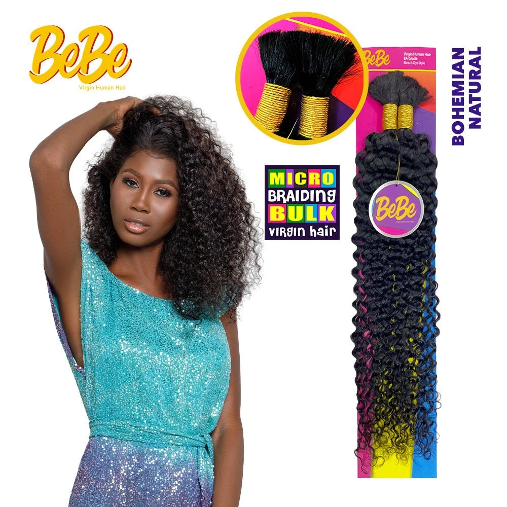 Rio BeBe 100% Virgin Human Bulk Hair - Bohemian 3 Rio BeBe 100% Virgin Human Bulk Hair - Bohemian