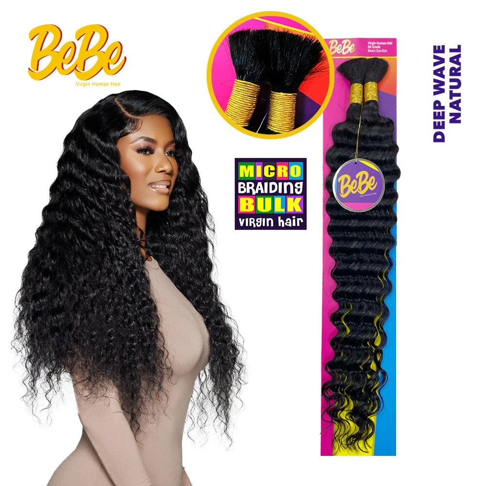 Rio BeBe 100% Virgin Human Bulk Hair - Deep Wave 3 Rio BeBe 100% Virgin Human Bulk Hair - Deep Wave