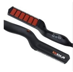 Red Black Ice Straightening Comb – Heated Styling Tool For Hair & Beard 8 Red Black Ice Straightening Comb – Heated Styling Tool For Hair & Beard -Beauty Exchanges black ice straightening comb heated styling tool for hair beard 149977
