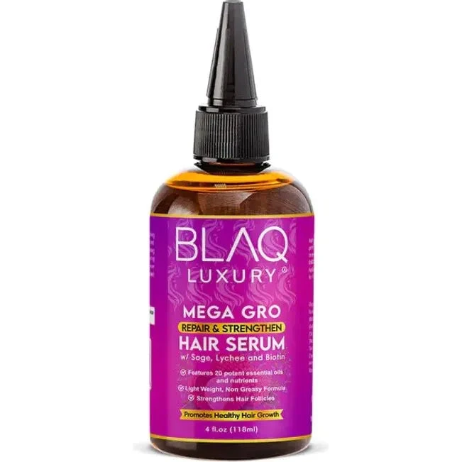 Blaq Luxury Mega Gro Repair And Strengthen Hair Serum 4oz 3 Blaq Luxury Mega Gro Repair And Strengthen Hair Serum 4oz