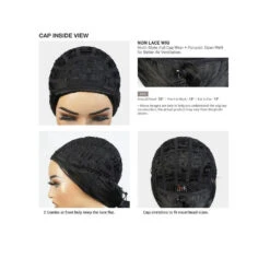 Bobbi Boss 13x4 Nu Lace Synthetic Glueless Wig - Bella 7 Bobbi Boss 13x4 Nu Lace Synthetic Glueless Wig - Bella -Beauty Exchanges bobbi boss miss origin natural straight full cap wig human hair blend sleek everyday look heat safe one size 801526 3