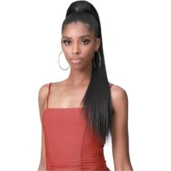 Bobbi Boss Miss Origin Tressup Human Hair Blend Drawstring Ponytail - MOD010 Yaky Straight 28"