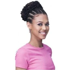 Bobbi Boss Miss Origin Tressup Ponytail Series - MOD039 Twisted Faux Locs Bun