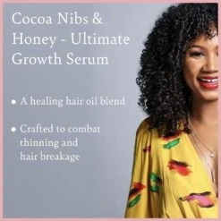 Camille Rose Cocoa Nibs & Honey Hair Growth Serum - 8 Oz 13 Camille Rose Cocoa Nibs & Honey Hair Growth Serum - 8 Oz -Beauty Exchanges camille rose cocoa nibs honey hair growth serum with amla oil to naturally thicken strengthen and condition for all hair types 8 oz 959234