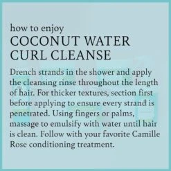 Camille Rose Coconut Water Curl Cleanse Shampoo - 12 Oz 10 Camille Rose Coconut Water Curl Cleanse Shampoo - 12 Oz -Beauty Exchanges camille rose coconut water curl cleanse sulfate free hydrating shampoo with coconut castor and rosemary oils for soft bouncy curls 12 oz 704567