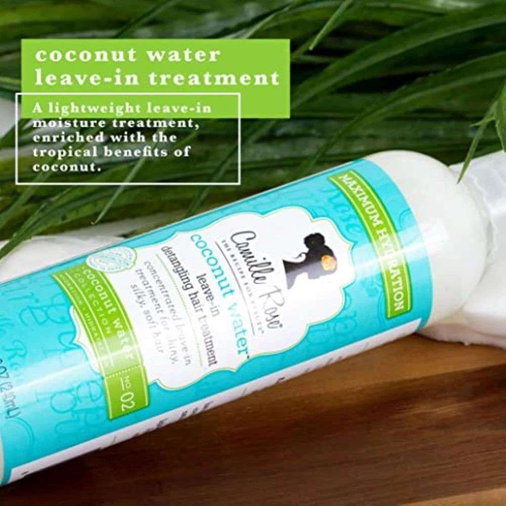 Camille Rose Coconut Water Leave-In Conditioner - 8 Oz 5 Camille Rose Coconut Water Leave-In Conditioner - 8 Oz - Image 3