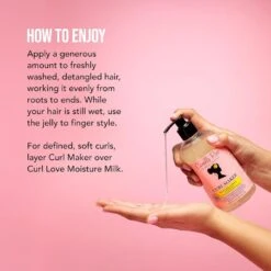 Camille Rose Curl Maker Gel - 12 Oz 12 Camille Rose Curl Maker Gel - 12 Oz -Beauty Exchanges camille rose curl maker smoothing and nourishing curly hair gel with aloe for all hair types and textures 12 fl oz 590480