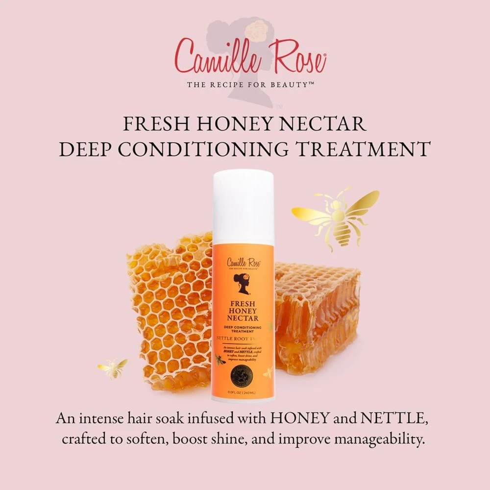 Camille Rose Fresh Honey Nectar Deep Conditioning Treatment - 12 Oz 4 Camille Rose Fresh Honey Nectar Deep Conditioning Treatment - 12 Oz - Image 2
