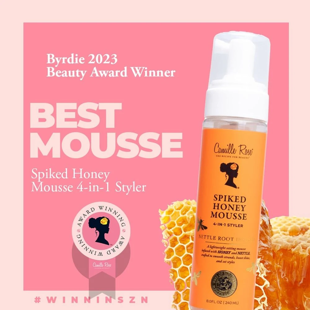 Camille Rose Spiked Honey Mousse - 8 Fl Oz 4 Camille Rose Spiked Honey Mousse - 8 Fl Oz - Image 2
