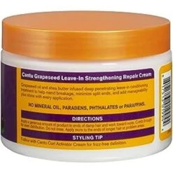 Cantu Grapeseed Strengthening Leave-In Conditioning Cream 12oz -Beauty Exchanges cantu grapeseed strengthening leave in conditioning cream 12oz 797495