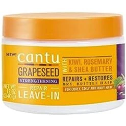 Cantu Grapeseed Strengthening Leave-In Conditioning Cream 12oz