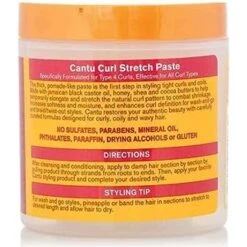 Cantu Jamaican Black Castor Oil Curl Stretch Paste 6oz -Beauty Exchanges cantu jamaican black castor oil curl stretch paste 6oz 716167