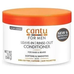 Cantu Shea Butter For Men Leave-In Or Rinse-Out Conditioner 13oz