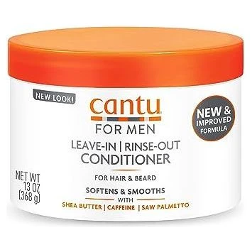 Cantu Shea Butter For Men Leave-In Or Rinse-Out Conditioner 13oz 3 Cantu Shea Butter For Men Leave-In Or Rinse-Out Conditioner 13oz