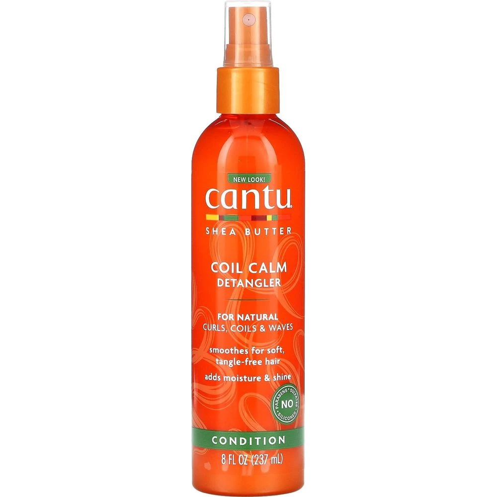 Cantu Shea Butter For Natural Hair Coil Calm Detangler 8oz 3 Cantu Shea Butter For Natural Hair Coil Calm Detangler 8oz