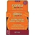 Cantu Shea Butter For Natural Hair Extra Hold Edge Stay Gel 2.25oz/4.5oz