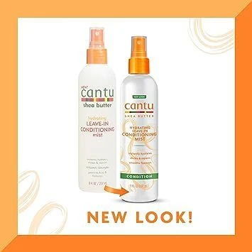 Cantu Shea Butter Hydrating Leave-In Conditioning Mist 8oz 4 Cantu Shea Butter Hydrating Leave-In Conditioning Mist 8oz - Image 2