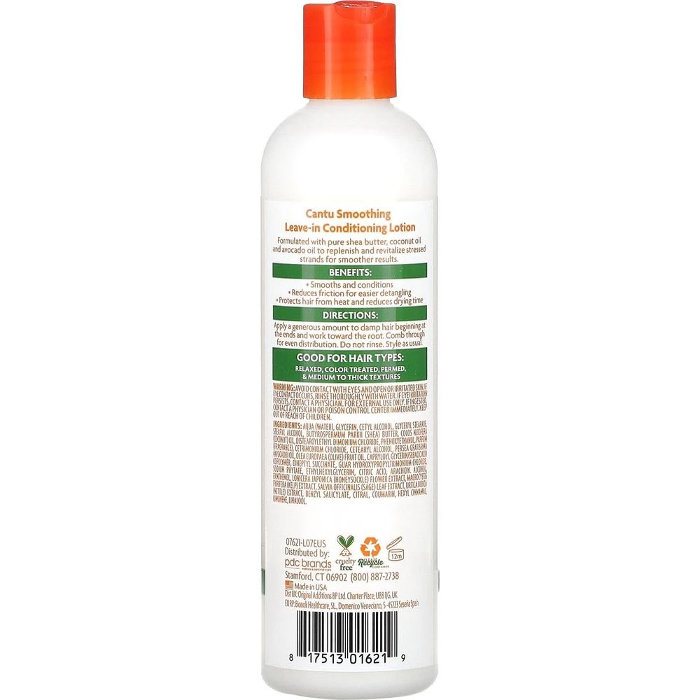Cantu Shea Butter Smooth Leave-In Conditioning Lotion 10oz 4 Cantu Shea Butter Smooth Leave-In Conditioning Lotion 10oz - Image 2