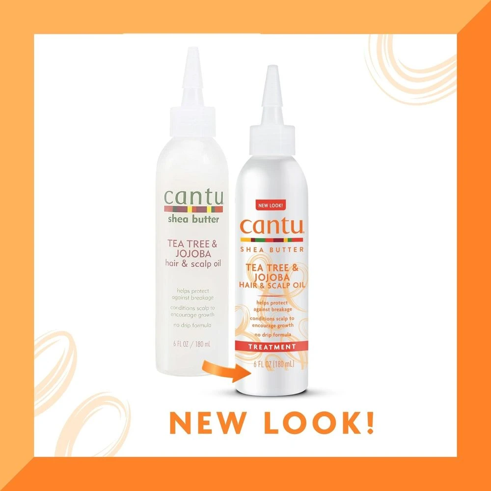 Cantu Shea Butter Tea Tree & Jojoba Hair & Scalp Oil 6oz 5 Cantu Shea Butter Tea Tree & Jojoba Hair & Scalp Oil 6oz - Image 3
