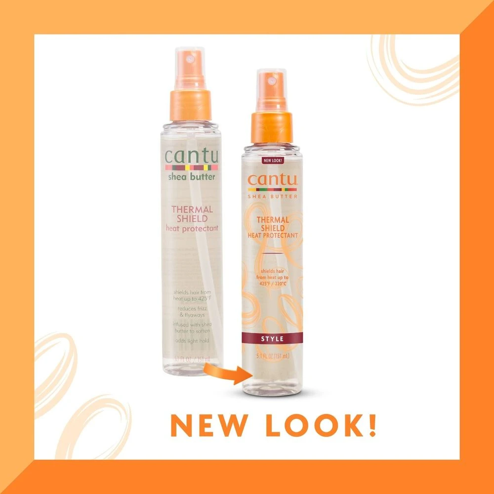 Cantu Shea Butter Thermal Shield Heat Protectant 5.1oz 4 Cantu Shea Butter Thermal Shield Heat Protectant 5.1oz - Image 2