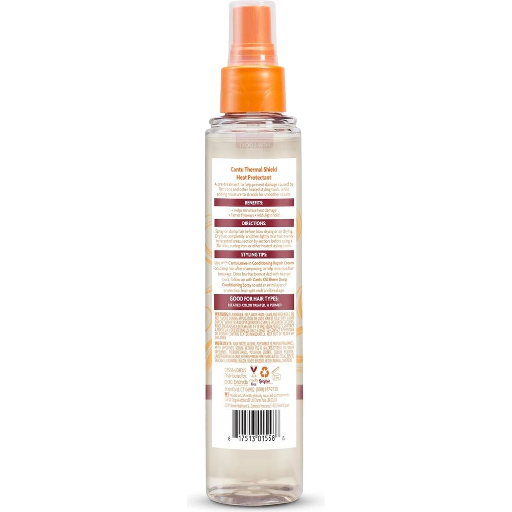 Cantu Shea Butter Thermal Shield Heat Protectant 5.1oz 7 Cantu Shea Butter Thermal Shield Heat Protectant 5.1oz - Image 5