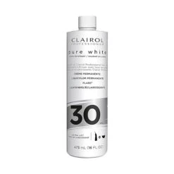Clairol Professional Pure White Creme Developer - 16 Oz -Beauty Exchanges clairol professional pure white creme hair developers lightening gray coverage 10 20 30 40 volume 16oz 615313