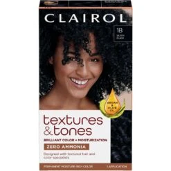 Clairol Professional Texture & Tones Permanent Hair Color Fade Resistant Hair Dye 1oz