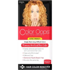 Color Oops Hair Color Remover – 4 Fl Oz 15 Color Oops Hair Color Remover – 4 Fl Oz -Beauty Exchanges color oops hair color remover 4 fl oz extra strength extra conditioning for fragile textured hair 844425