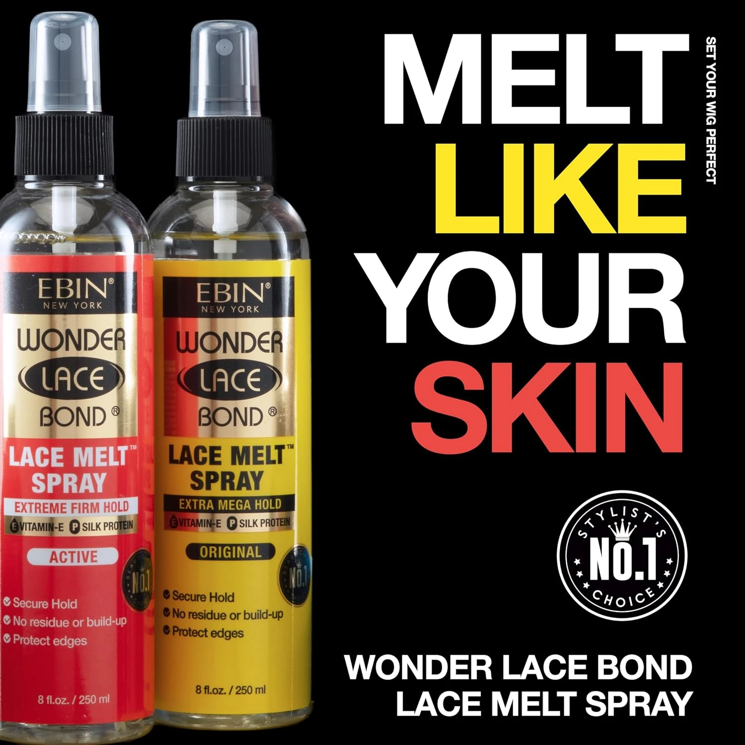 EBIN Wonder Lace Bond Melting Spray – Supreme & Active Hold – 8 Oz 3 EBIN Wonder Lace Bond Melting Spray – Supreme & Active Hold – 8 Oz