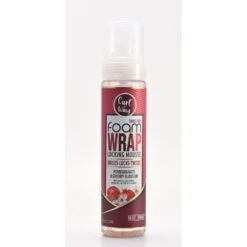 Curl & Wavy Foam Wrap Locking Mousse – 3 Variants – 8oz -Beauty Exchanges curl wavy foam wrap locking mousse 3 unique variants olive avocado black castor argan pomegranate cherry blossom 8oz 375698