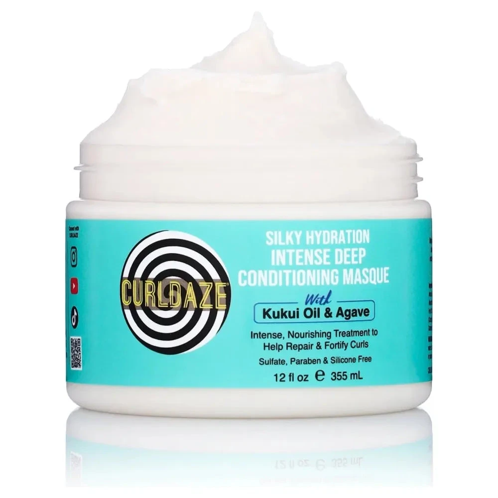 CurlDaze Silky Hydration Intense Deep Conditioning Masque – 12 Oz 5 CurlDaze Silky Hydration Intense Deep Conditioning Masque – 12 Oz - Image 3