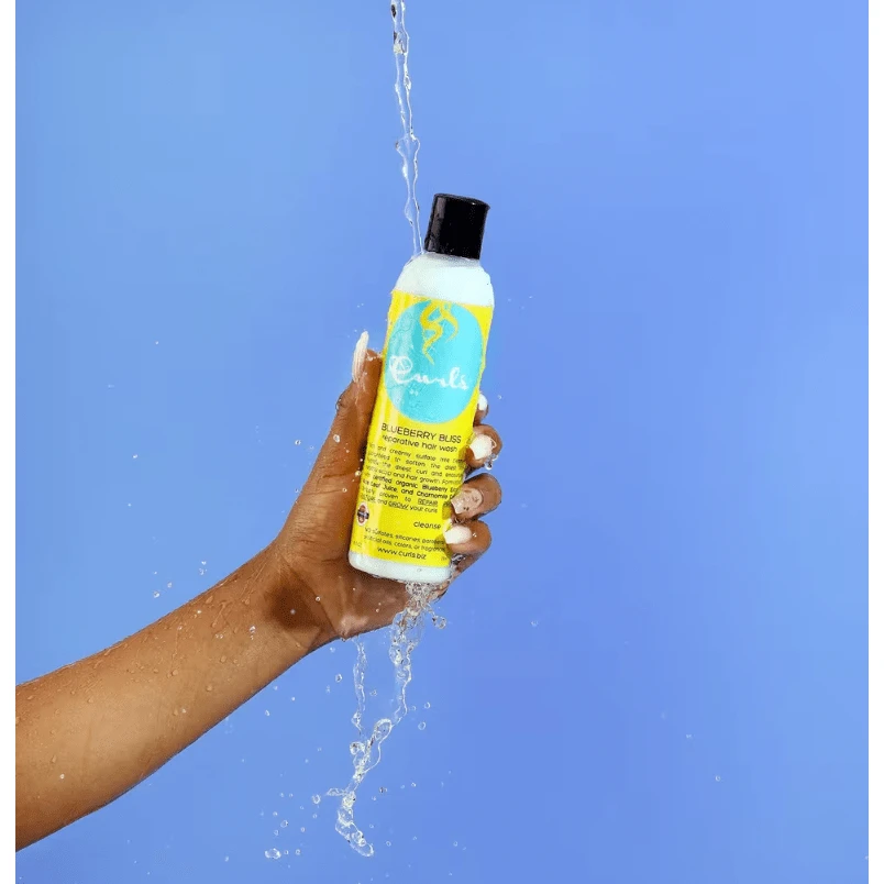 Curls Blueberry Bliss Hair Care Collection – Reparative Hair Wash, Leave-In Conditioner, And Styler 4 Curls Blueberry Bliss Hair Care Collection – Reparative Hair Wash, Leave-In Conditioner, And Styler - Image 2