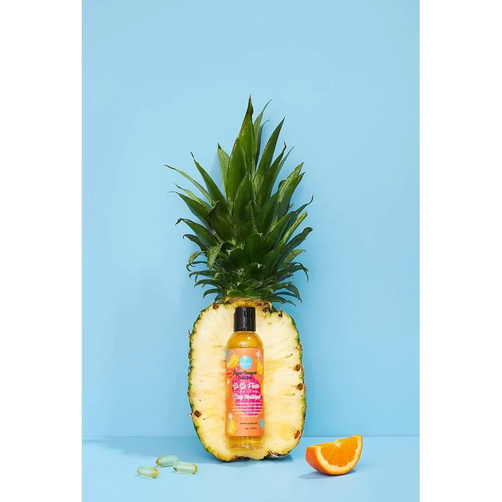 CURLS Poppin Pineapple So So Fresh Vitamin C Scalp Treatment - 4 Oz 5 CURLS Poppin Pineapple So So Fresh Vitamin C Scalp Treatment - 4 Oz - Image 3