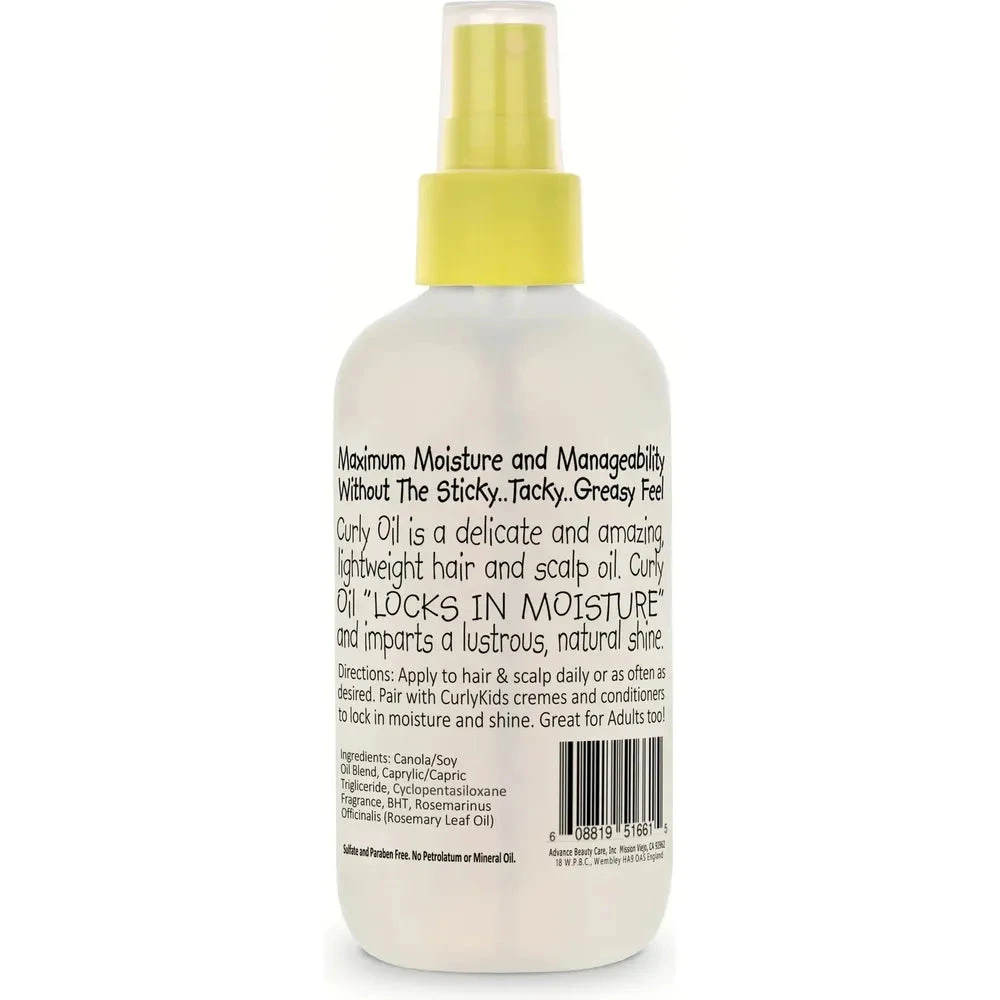 Curly Chic Curly Kids Curly Oil Oil Sheen Mist Spray 4.6oz 4 Curly Chic Curly Kids Curly Oil Oil Sheen Mist Spray 4.6oz - Image 2