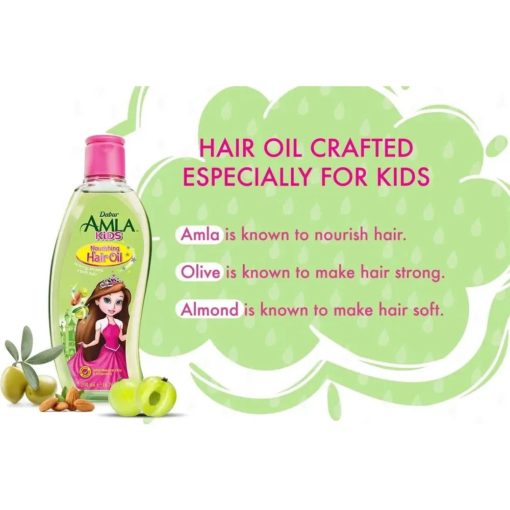 Dabur Amla Kids Hair Oil 200ml 5 Dabur Amla Kids Hair Oil 200ml - Image 3