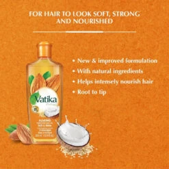Dabur Vatika Naturals Enriched Hair Oil - Almond 9 Dabur Vatika Naturals Enriched Hair Oil - Almond -Beauty Exchanges dabur vatika naturals enriched hair oil almond 628310