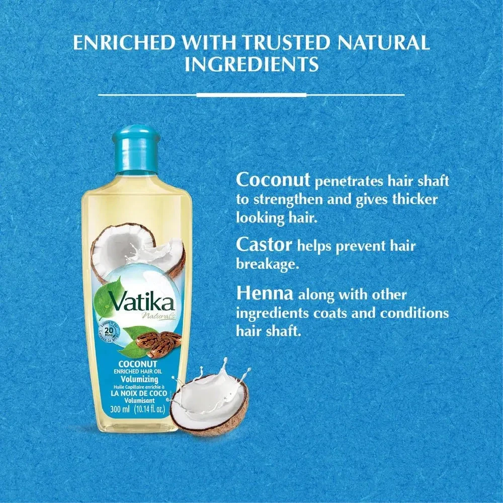 Dabur Vatika Naturals Enriched Hair Oil - Coconut 5 Dabur Vatika Naturals Enriched Hair Oil - Coconut - Image 3