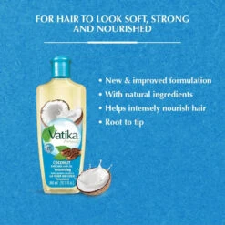 Dabur Vatika Naturals Enriched Hair Oil - Coconut 10 Dabur Vatika Naturals Enriched Hair Oil - Coconut -Beauty Exchanges dabur vatika naturals enriched hair oil coconut 814664