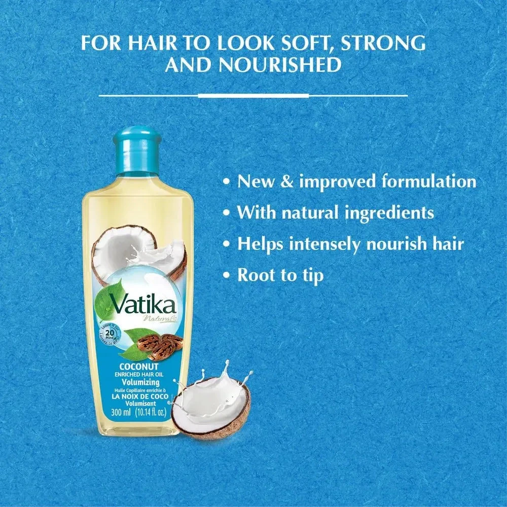 Dabur Vatika Naturals Enriched Hair Oil - Coconut 6 Dabur Vatika Naturals Enriched Hair Oil - Coconut - Image 4