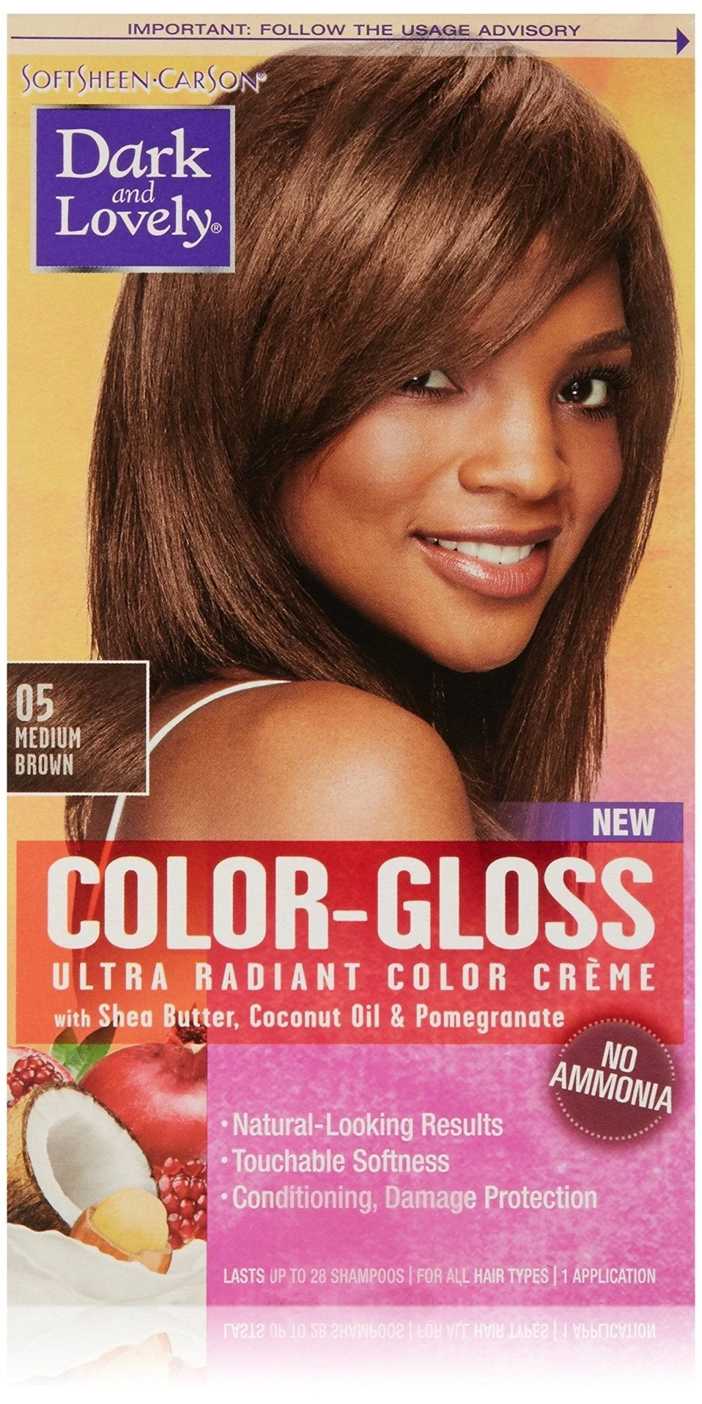 Dark & Lovely Color-Gloss Crème – Medium Brown 4 Dark & Lovely Color-Gloss Crème – Medium Brown - Image 2