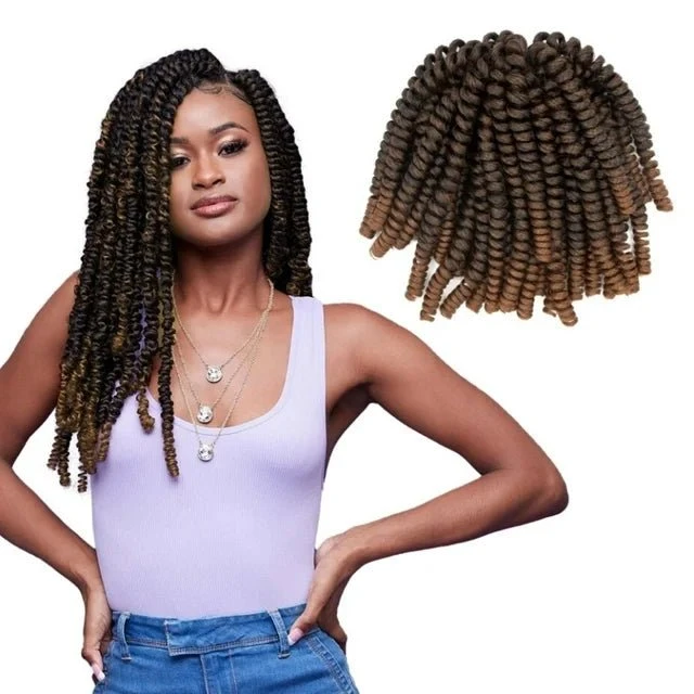 Darling Passion Twist Crochet Hair Extensions 2X Pack 24" 7 Darling Passion Twist Crochet Hair Extensions 2X Pack 24" - Image 5