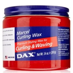 DAX Marcel Curling Wax – Heat Styling Hold & Shine – 14 Oz