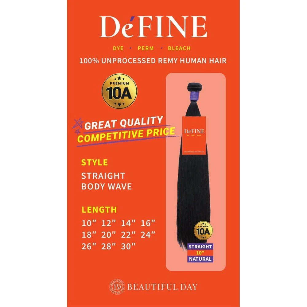 Define 100% Unprocessed Remy Human Hair Bundles 3 Define 100% Unprocessed Remy Human Hair Bundles