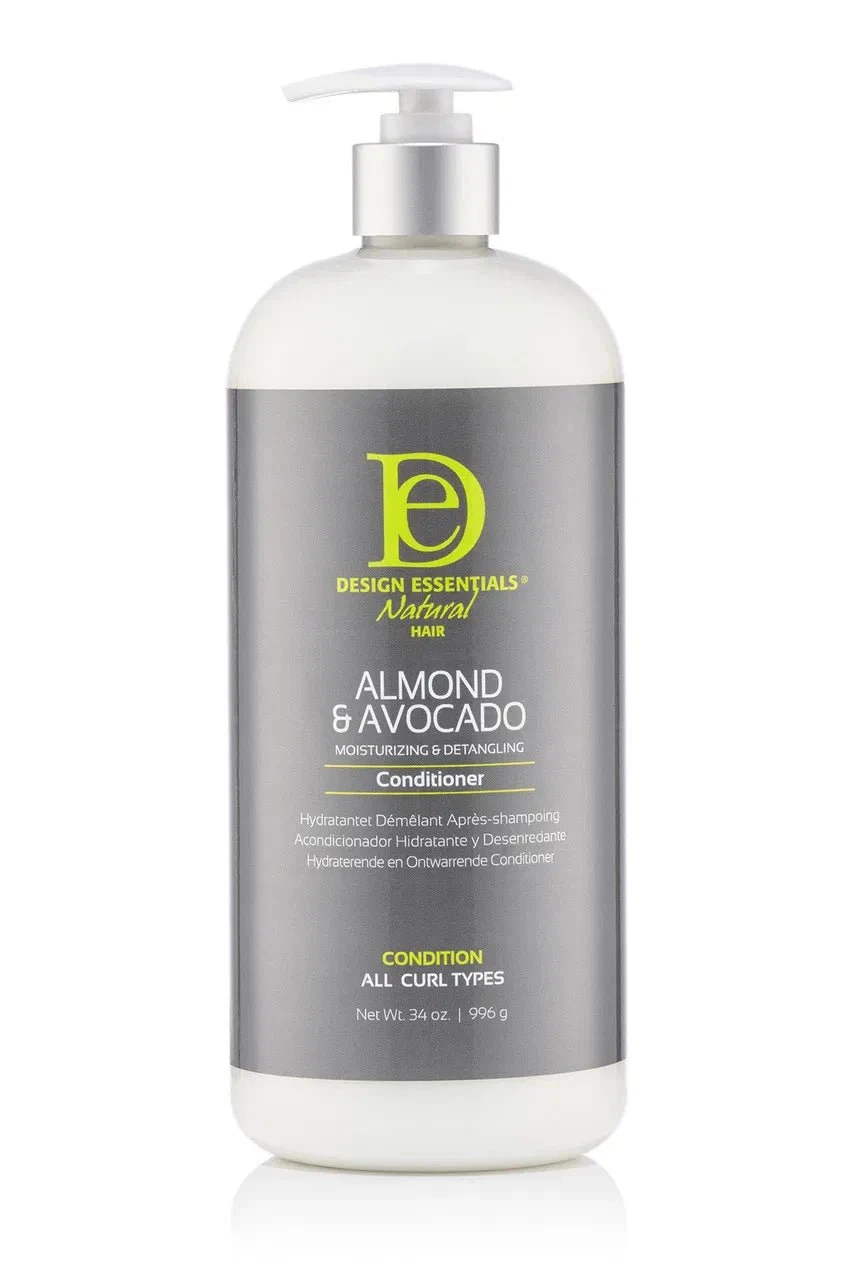 Design Essentials Almond & Avocado Moisturizing & Detangling Conditioner – 34 Oz 3 Design Essentials Almond & Avocado Moisturizing & Detangling Conditioner – 34 Oz