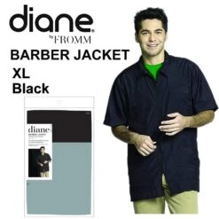 Fromm Diane Men’s Barber Jacket – Lightweight, Zippered Grooming Wear 8 Fromm Diane Men’s Barber Jacket – Lightweight, Zippered Grooming Wear -Beauty Exchanges diane mens barber jacket lightweight zippered grooming wear 948403